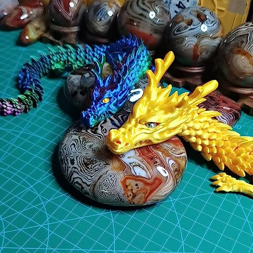 3D Printed Articulated Dragon Fidget Toy, Flexible Car Decoration V716998