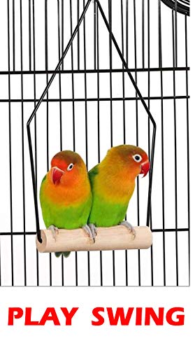 66-Inch Open Top Bird Cage with Rolling Stand for Parrots S71060