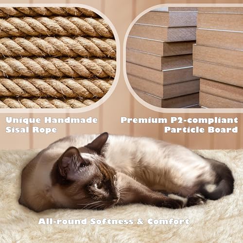 Yaheetech 54in Cat Tree Tower Condo Furniture with Scratch Post Y196