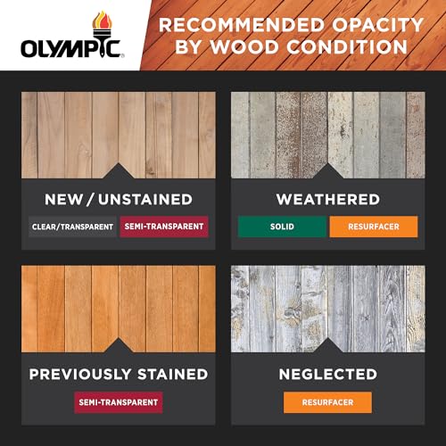 Olympic Maximum 1 gal. Redwood Semi-Transparent Exterior Stain and Sealant X91862