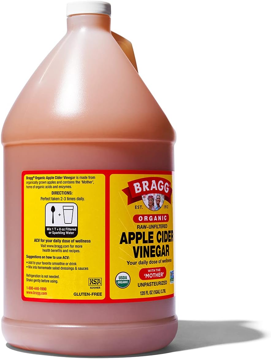 Bragg Organic Raw Apple Cider Vinegar Unfiltered 1 Gal B411