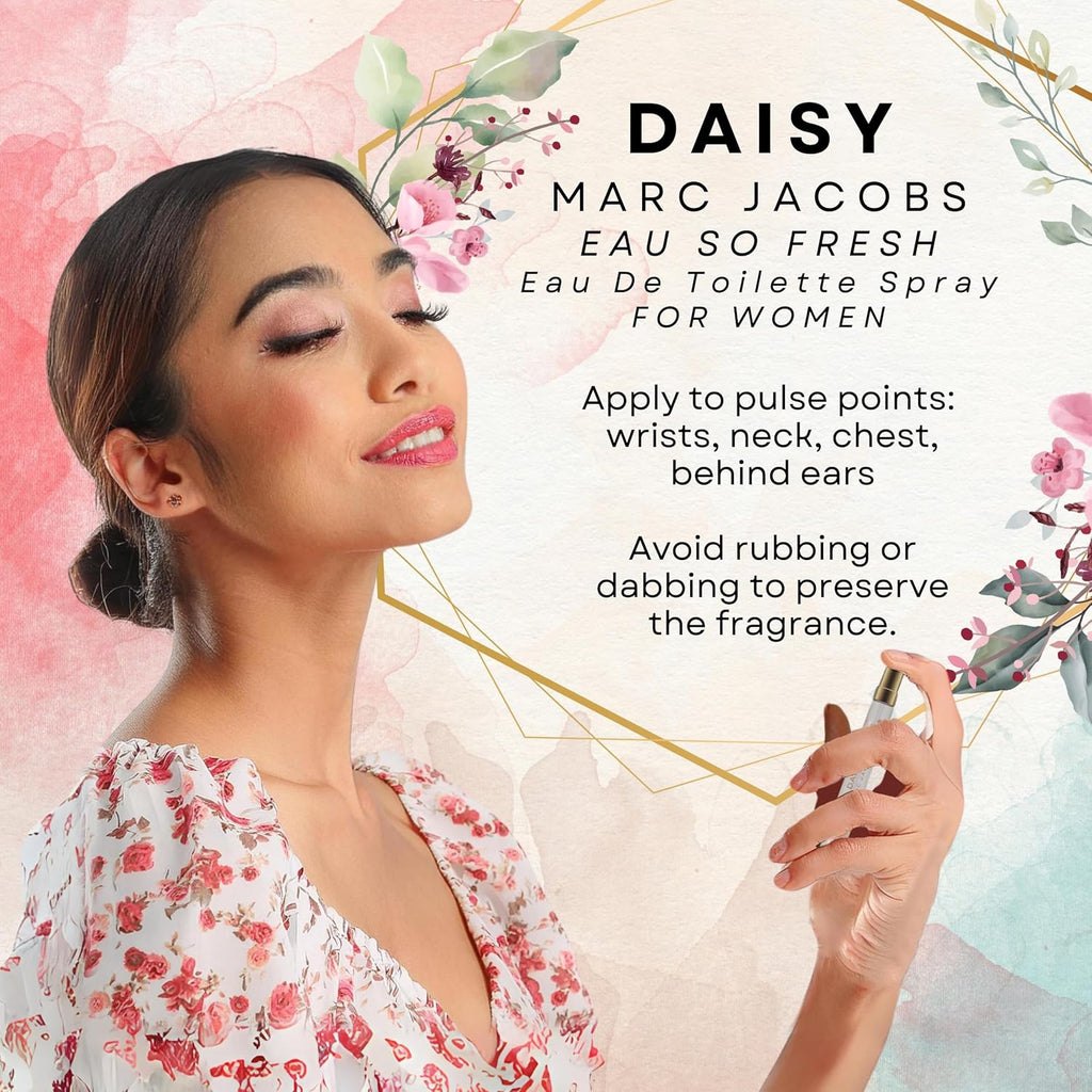 Marc Jacobs Daisy Eau So Fresh Eau De Toilette Spray for Women, 0.33 oz M3668