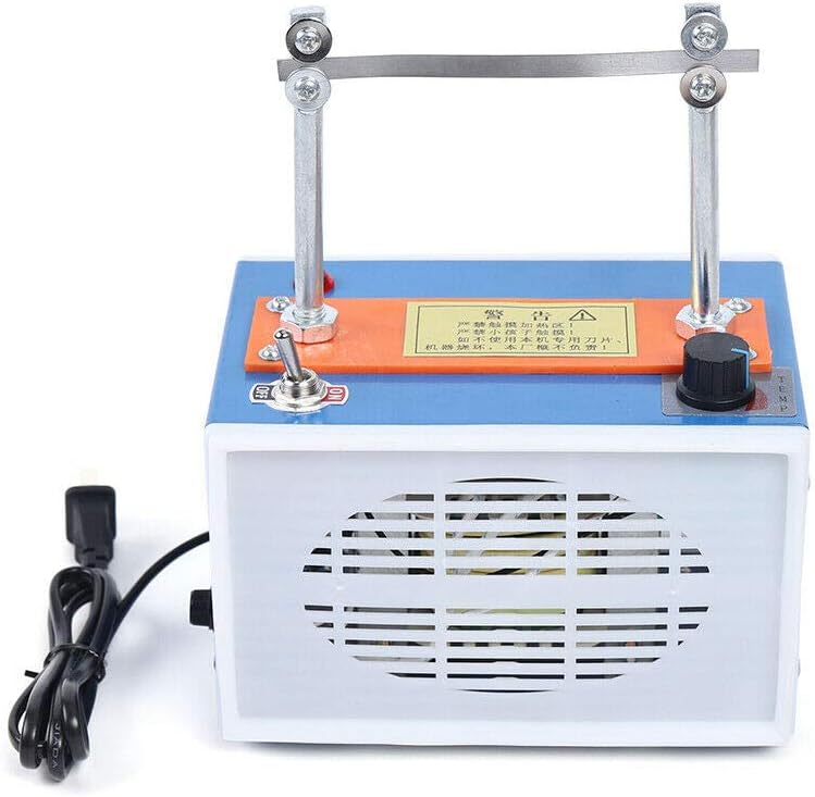 Electric Rope Cutter, 110V 200W Electric Heating Cut Rope Cord Tape Cutting Machine Electric Hot Knife Heating Knife Straps Cutter Ribbon Rope Cutter Cutting Tool US Stock
