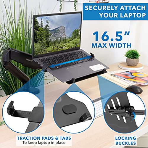 Mount-It! Full Motion Laptop and Monitor Desk Stand with VESA Mount F231