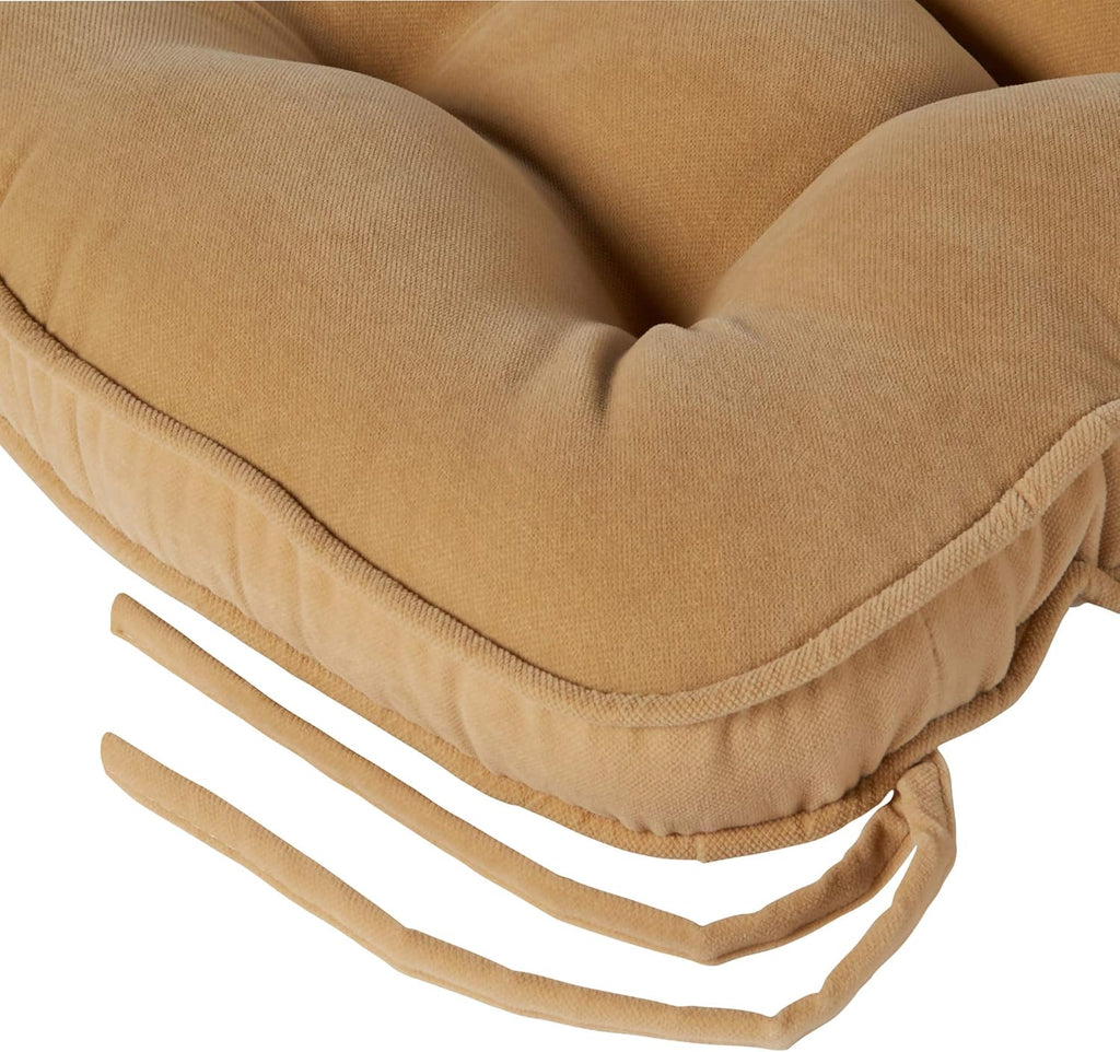 Greendale Home Fashions Jumbo Rocking Chair Cushion Set Hyatt Fabric, Cream G12746