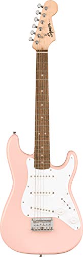 Fender Squier 3/4 Size Left-handed Stratocaster Electric Guitar Black Bundle with Amp and Accessories Y622