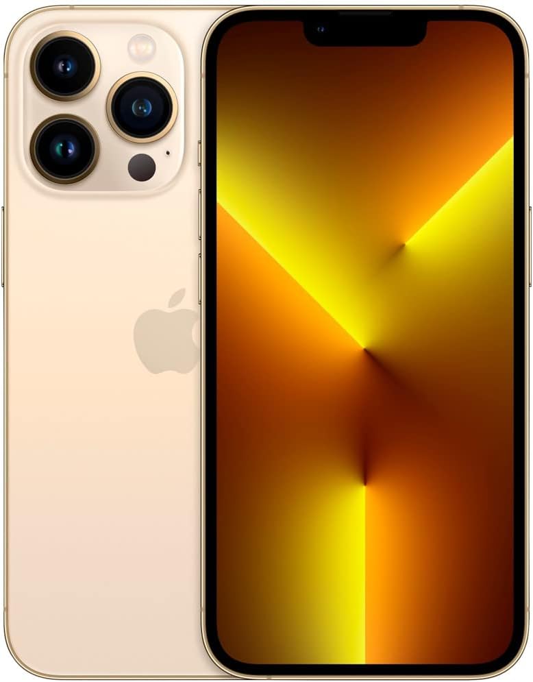 Apple iPhone 13 Pro Max, 1TB, Gold - Unlocked (Renewed)
