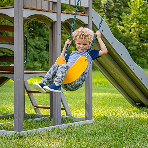 Jack & June Haven Cedar Playset with Swings and Slides J944661
