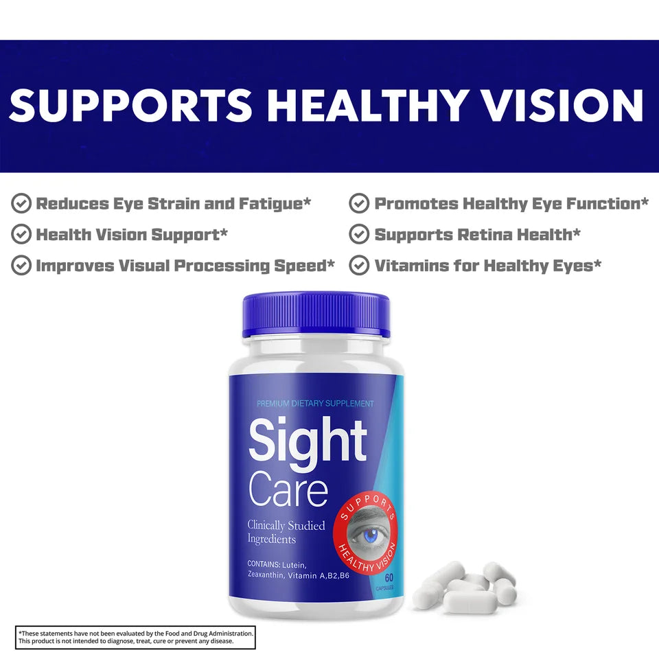 Sight Care Eye Supplement for Vision Health, 60 Capsules R475