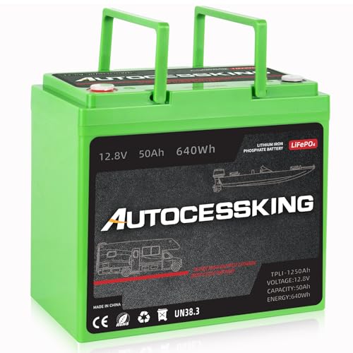 12V 100Ah LiFePO4 Lithium Battery, Deep Cycles Battery Rechargeable with Upgraded 100A BMS, Low Temp Protection 10-Year Lifespan for RV, Comping, Marine, Trolling Motor, Solar, Off-Grid Applications