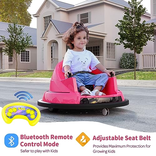 ROOMTEC 12V Toddler Bumper Car with Remote Control, Blue J15137