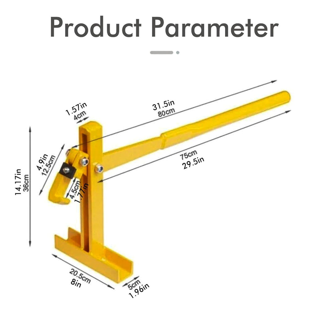 Heavy Duty Post Puller Set with Lifting Chain for Fence Posts O134688