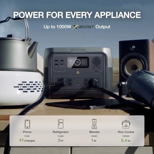 EF ECOFLOW RIVER 2 Max 500 Portable Power Station 499Wh LiFePO4 R81105