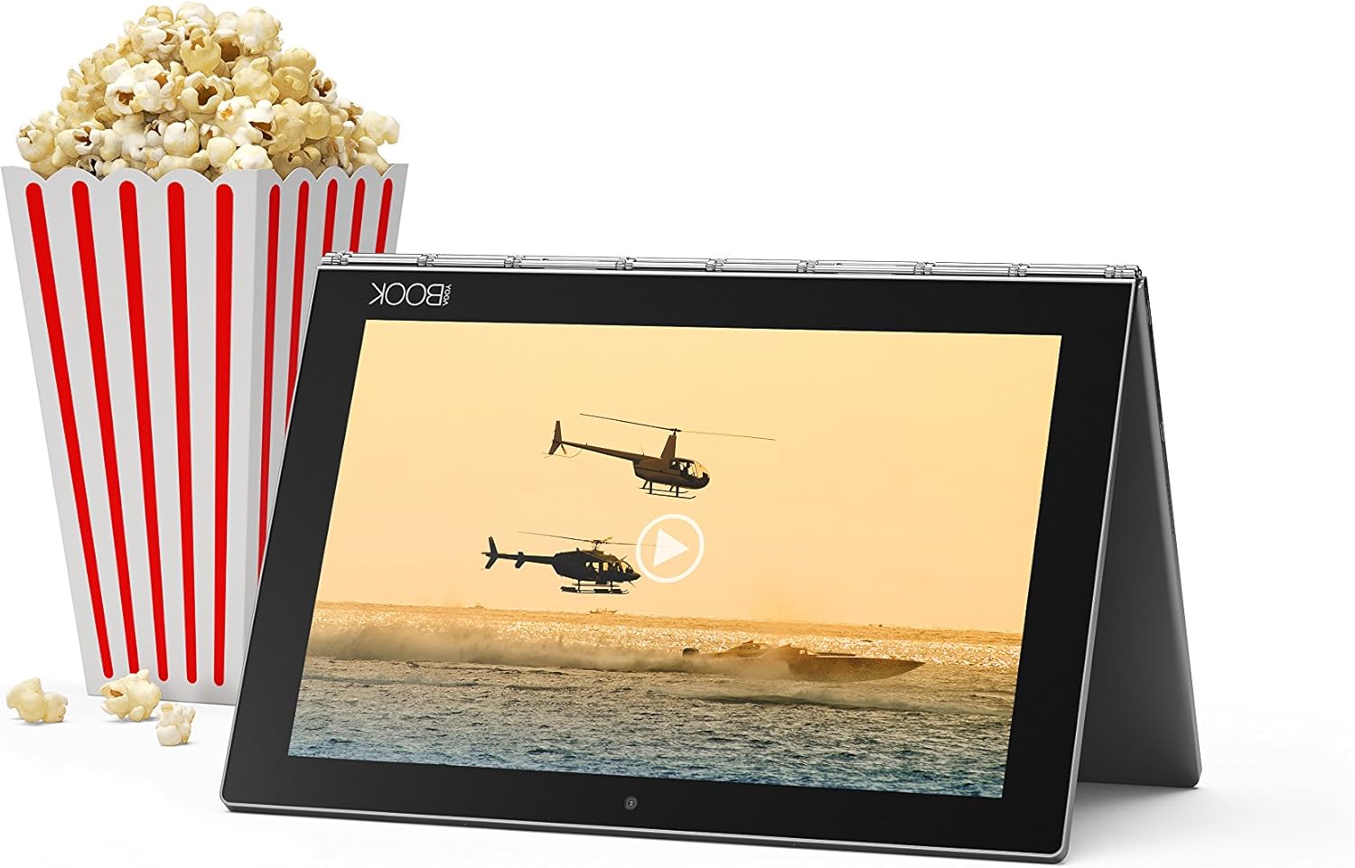 Lenovo Yoga Book 2 in 1 Tablet, FHD 10.1" Android, 4GB RAM, 64GB SSD, Gunmetal L921366