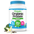 Orgain Organic Vegan 21g Protein & Greens Powder, Plant Based, Non-GMO, Vanilla 1.94lb