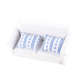Miniature Sofa Set for 1/12 Dollhouse Living Room, Quality Wooden Furniture and Accessories, 2-Seat Mini Sofa with Blue Flower Pattern Cushion (Double sofa with cushions)