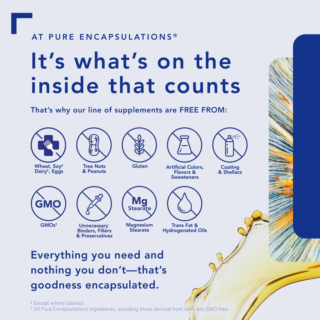Pure Encapsulations CoQ10 l-Carnitine Fumarate 120 Capsules Y45440