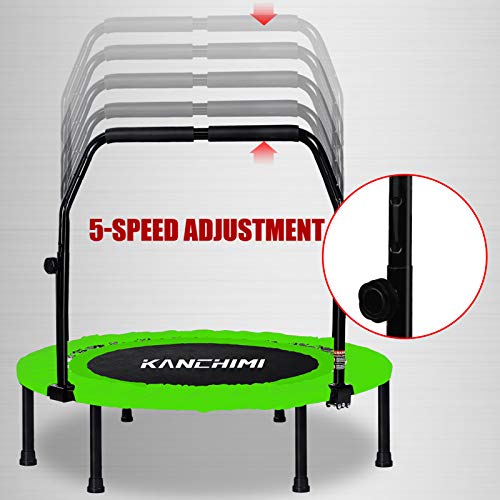 40" Folding Mini Rebounder Trampoline with Handle, 330lbs Max Load K2110