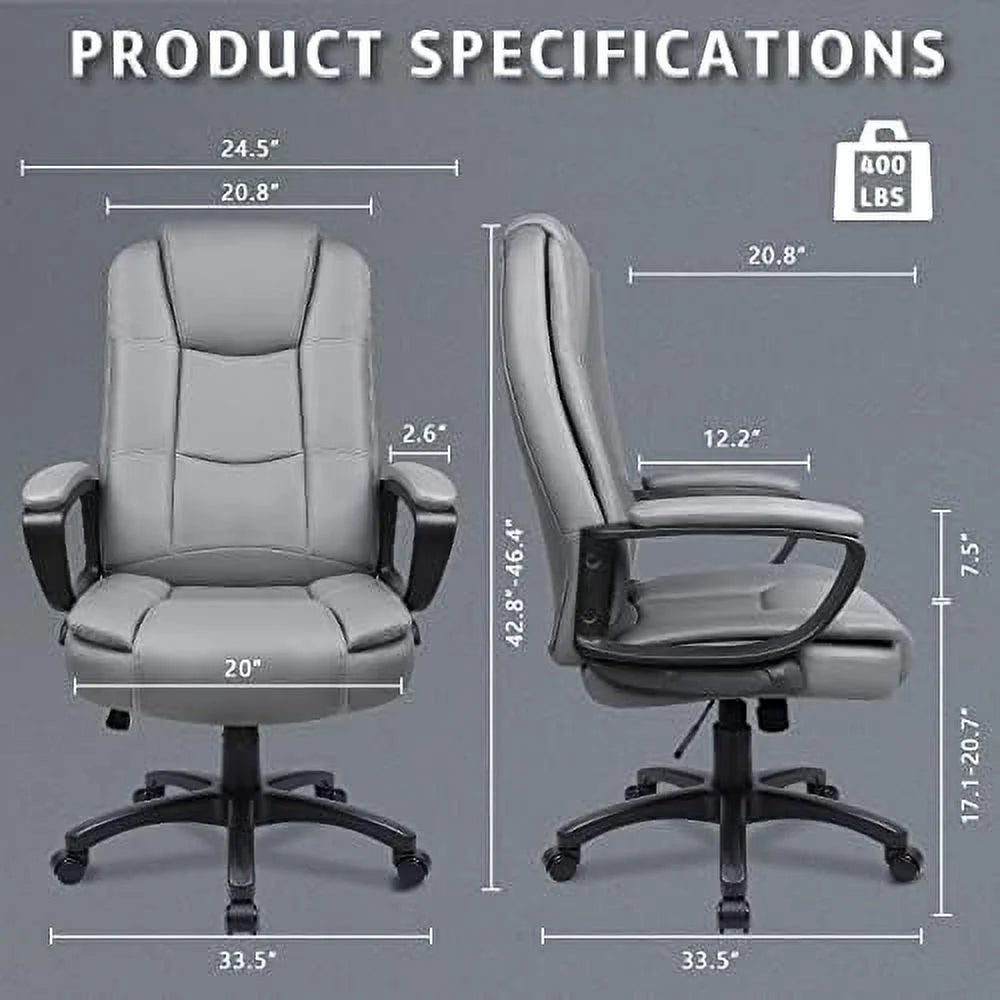 CCBIUOMBO Ergonomic High Back Executive Office Chair with Adjustable Height E33642