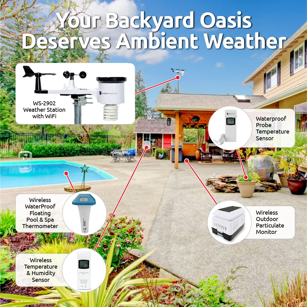 Ambient Weather WS-2902 Wi-Fi Weather Station H856