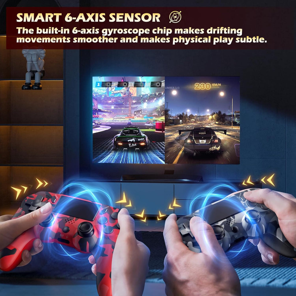 KDYGPDCT 2 Pack Wireless Controller for PS4 with Touch Pad & Headphone Jack N50241