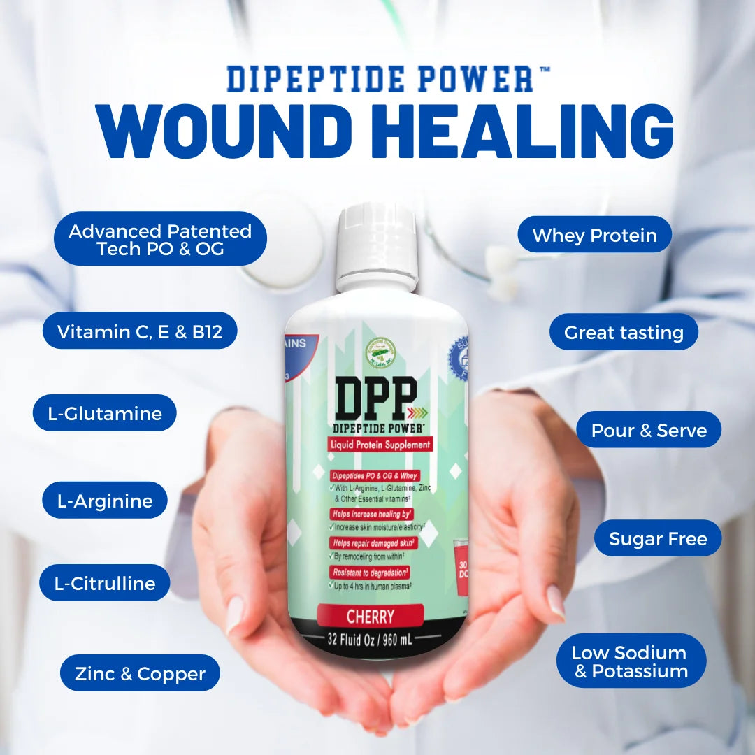 Cherry Dipeptide Power Liquid Collagen & Whey Protein by Nutritional Designs, 32 oz Z613
