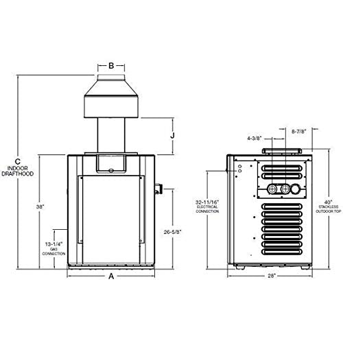Raypak 206,000 BTU Natural Gas Pool Heater F65839
