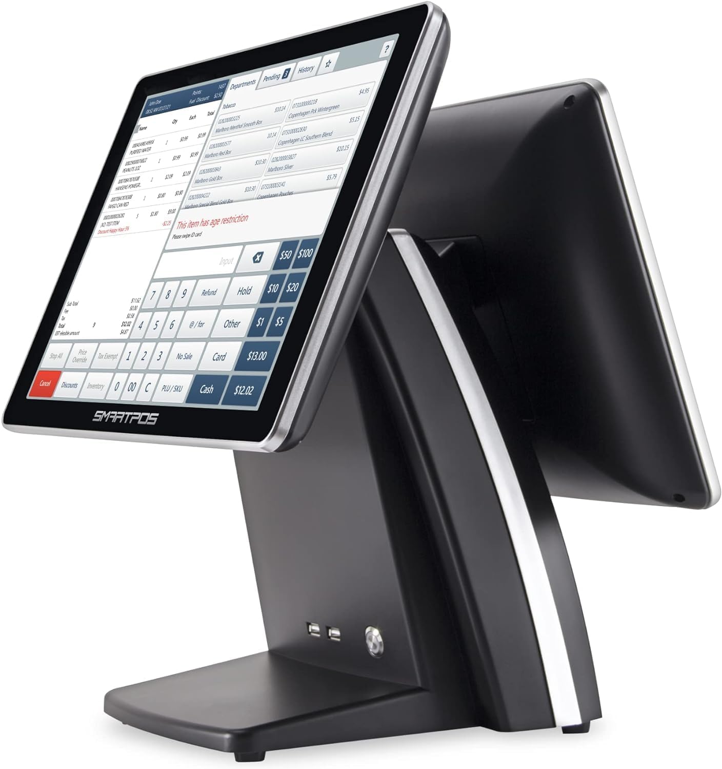 SmartPOS-129 Professional Cash Register POS System Bundle W75269