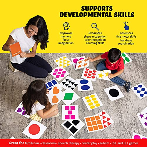 Action Kids Floor Game Memory Matching Card Game for Toddlers V99326