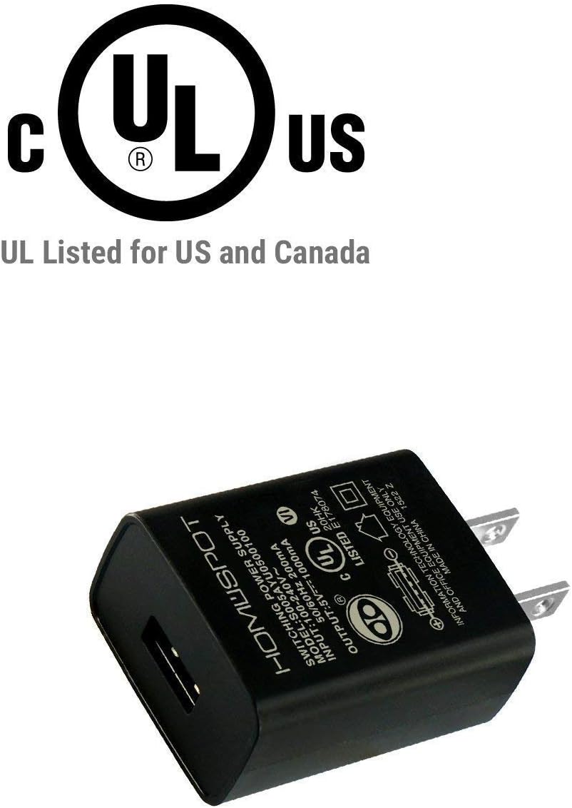 UL Certified USB Wall Charger 5V 1A Universal Travel Adapter for iPhone iPad Samsung Y806383