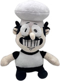 Pizza Tower Plush Toy,Gray Pizza Tower-Chef Peppino Pillow for Kids' Room Decor,Gift for Animation Fans and Kids Birthday