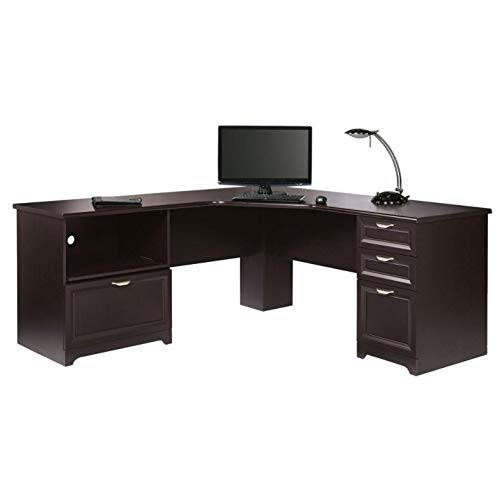 Realspace® Magellan Performance Collection L Desk, 30"H x 70 9/10"W x 23 1/5"D, Espresso