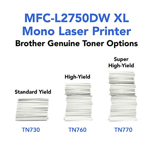 Brother MFCL2750DW Monochrome All-in-One Wireless Laser Printer with Duplex Copy & Scan Z563