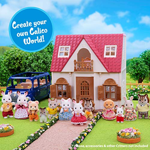 Calico Critters Tuxedo Cat Family, Dollhouse Figures, 3 inches P88214