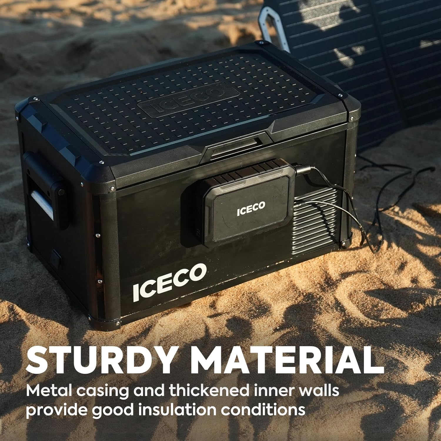 ICECO VL75 Pro 79.2 Quarts Dual Zone Portable Refrigerator with SECOP Compressor K6786