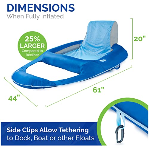 Kelsyus Premium Floating Lounger Inflatable Recliner for Adults with Cup Holder W1256