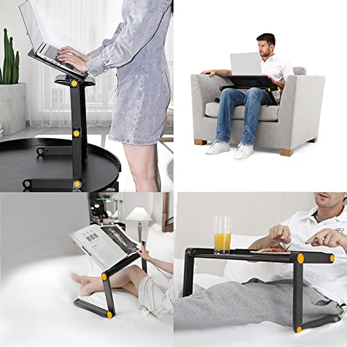 Uten Laptop Stand, Adjustable Ergonomic Holder with Mouse Pad, Compatible with 10-15.6" Laptops F554663
