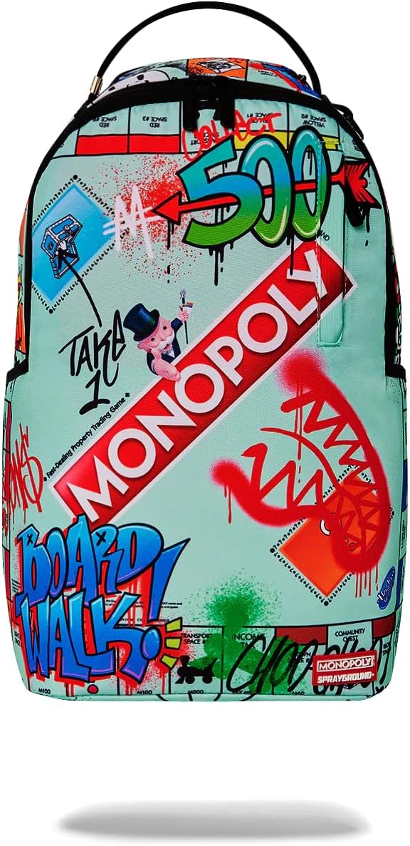 SPRAYGROUND MONOPOLY DO NOT PASS GO DLXSR BACKPACK