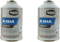 R-134a Refrigerant Automotive use in a 12oz Self-Sealing Container (2 Pack), R134AV2