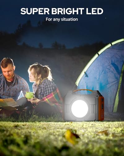 Solar Powered Generator 300W Portable Power Station with 40W Solar Panel P8781