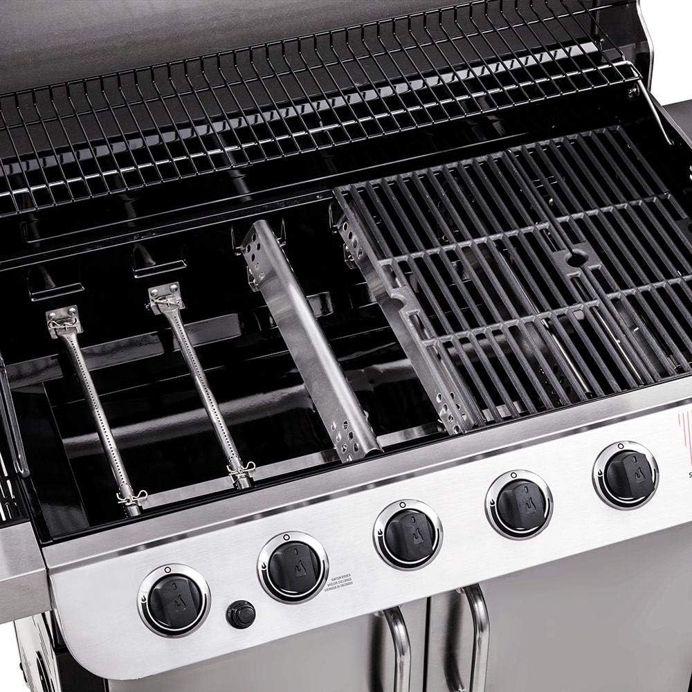 Utheer Burner Tube and Cooking Grate for Charbroil Performance 475 4 Burner Gas Grill N6204
