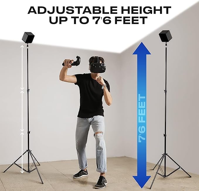 Skywin VR Tripod Stand for HTC Vive Base Station and Oculus Rift Sensors (2 Stands) P76571