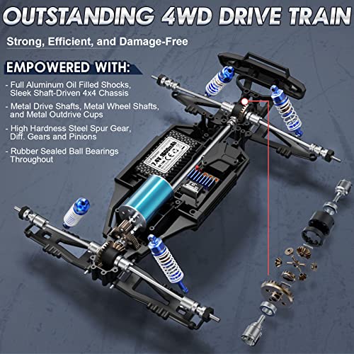 HAIBOXING 903A 1/12 Scale Brushless RC Monster Truck 4X4 Off-Road Z42294