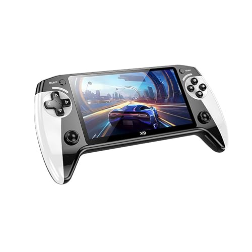 2025 X9 Handheld Game Console, 5.5'' HD Display Retro Gaming Console with 10 Emulators, 3000 Classic Games, TV Output, Portable Video Game Player for Kids & Adults