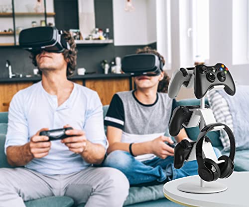Controller Stand 3 Tier with Headphone Holder for Xbox PS4 PS5 Nintendo Switch C127626