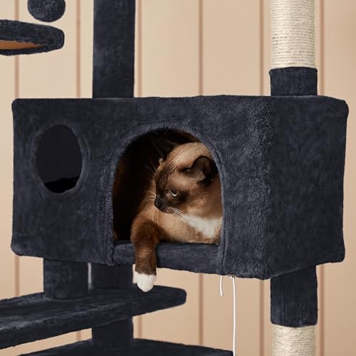 Yaheetech 54in Cat Tree Tower Condo Furniture with Scratch Post Y196