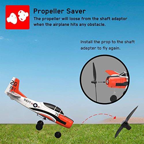 VOLANTEXRC 4CH WWII F4U Corsair RC Airplane for Beginners, 2.4Ghz RTF W832