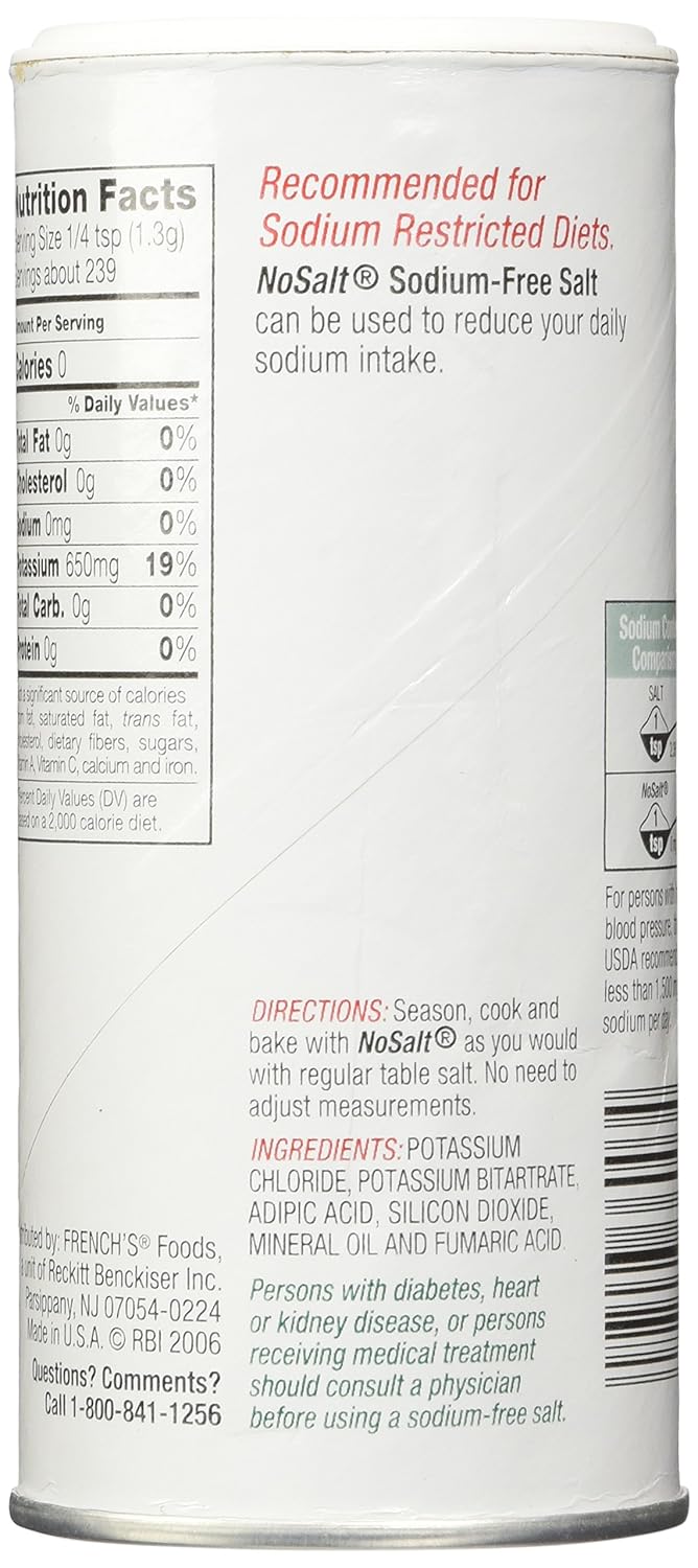 NoSalt Original Sodium-Free Salt Alternative 11 oz (Pack of 2) Z23583
