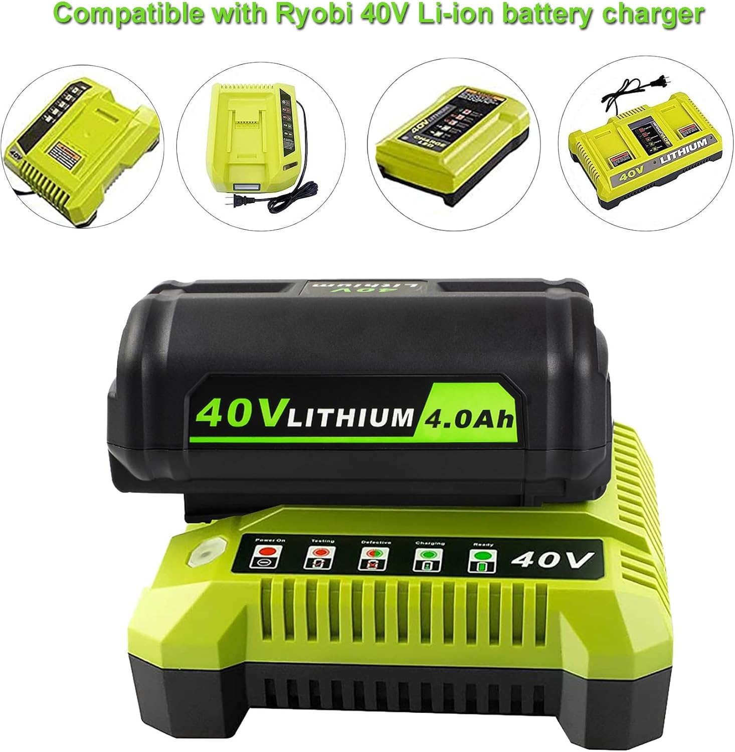 Ryobi 40V 4.0Ah Replacement Lithium Ion Battery Y23497
