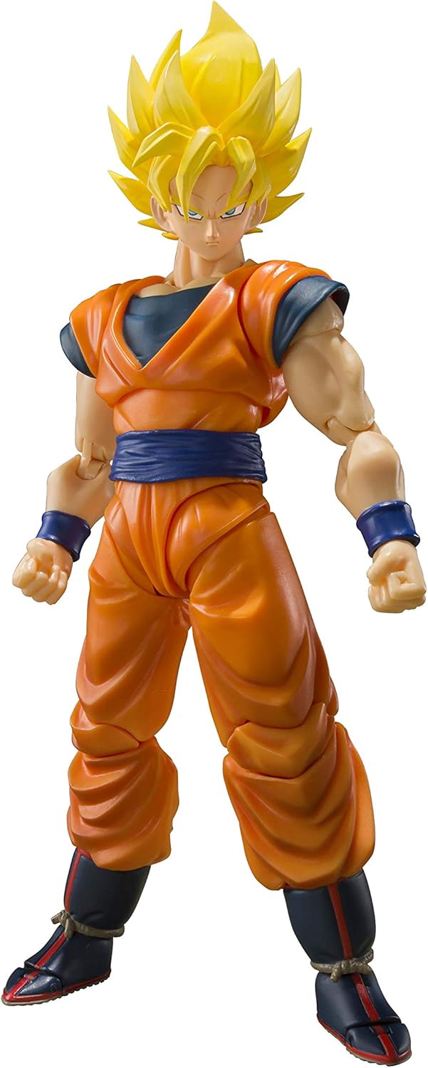 TAMASHII NATIONS - Dragon Ball Z - Super Saiyan Full Power Son Goku, Bandai Spirits S.H.Figuarts Action Figure